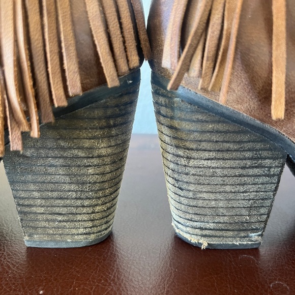 Brown tassel booties - Picture 12 of 12